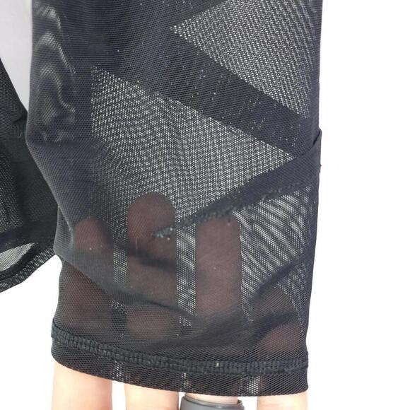 North Face Pants WOmens Small Leggings Flash Dry Mesh Cutouts Cropped Running - Picture 6 of 13